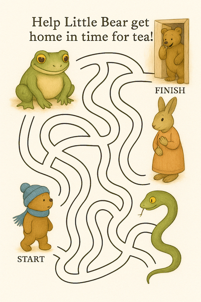 Maze activity preview