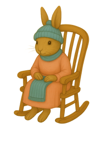 Rabbit on Chair