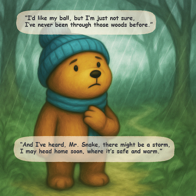 Little Bear's brave moment