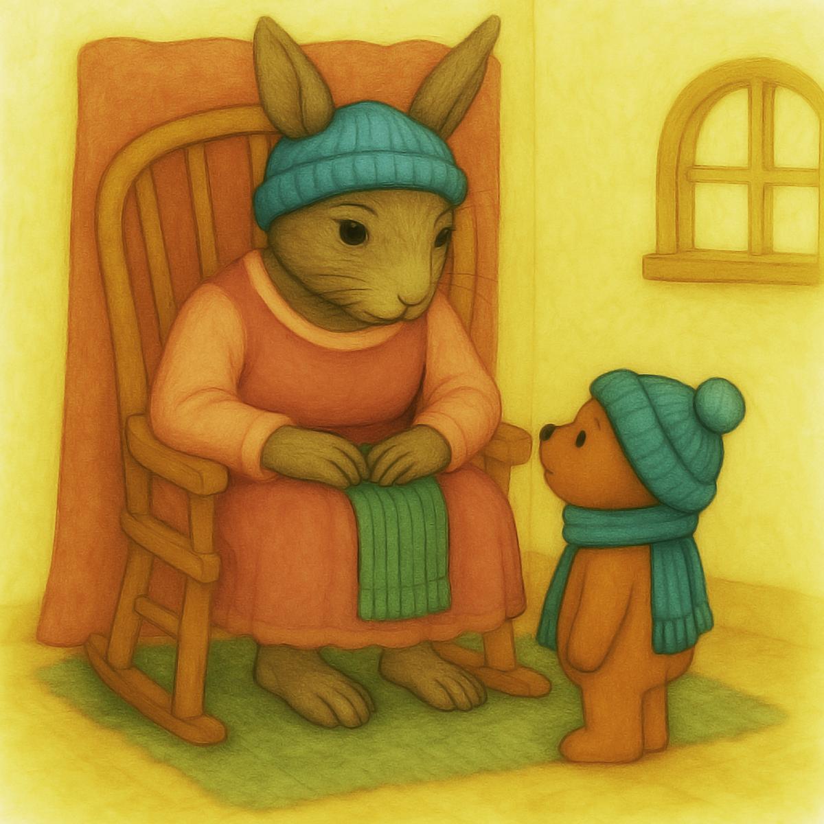 Little Bear meeting new friends